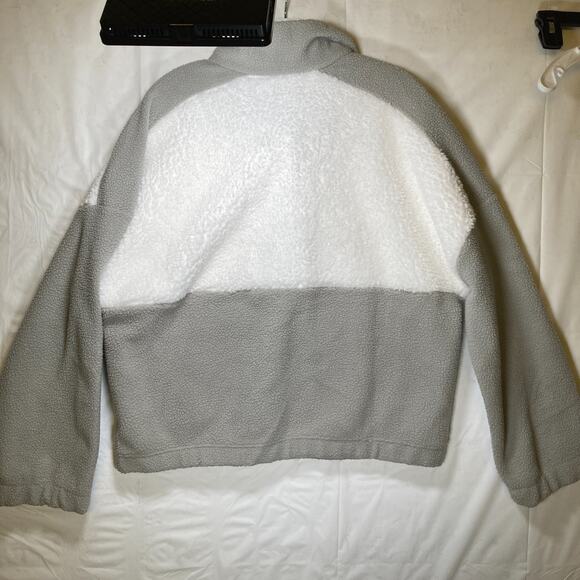 Columbia Women’s Quilted Faux Fur Lining Coat Jacket Beige Warm Size Large - Picture 5 of 9